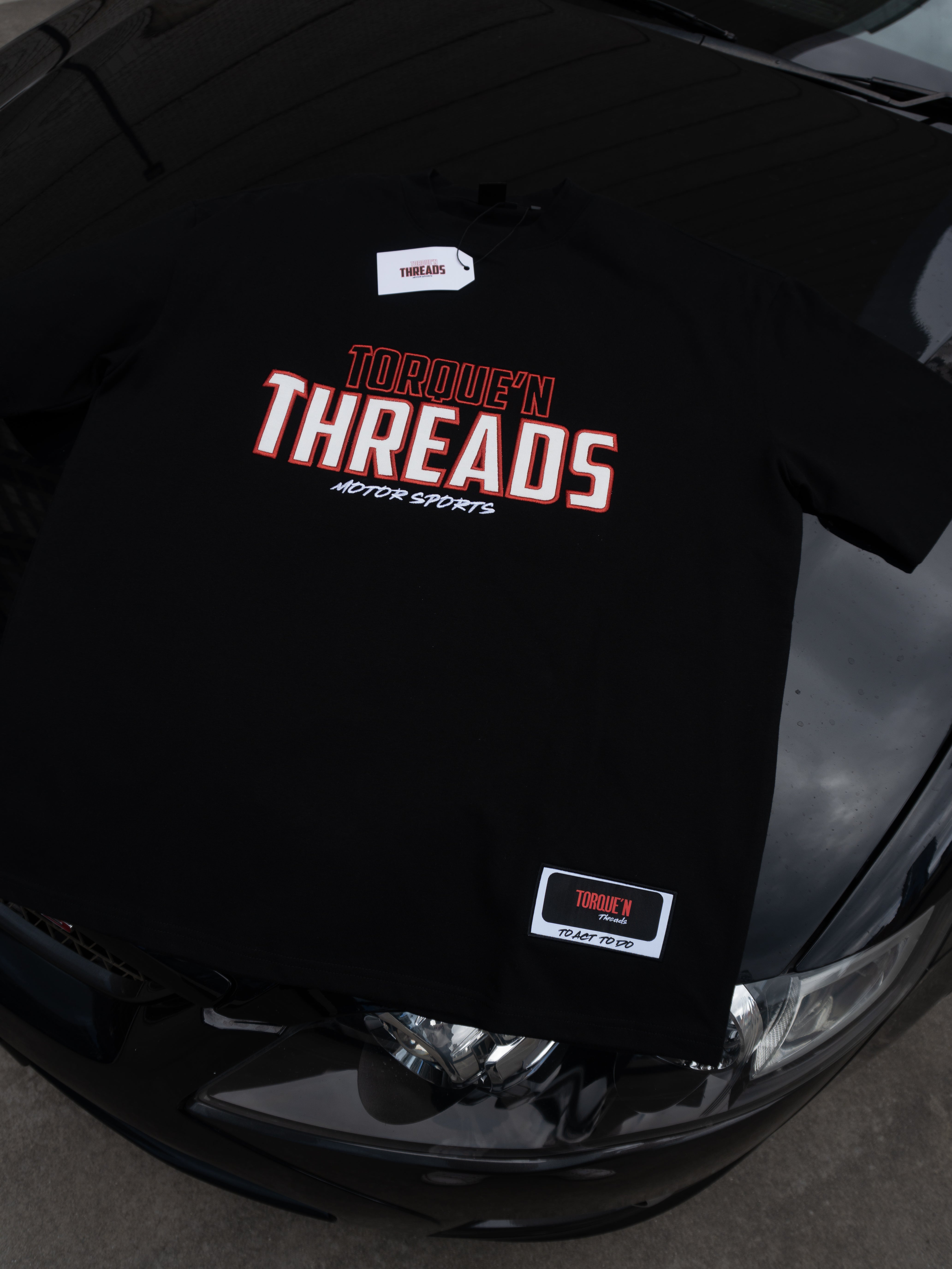 Torque'N Threads Motorsports Tshirt (Black)
