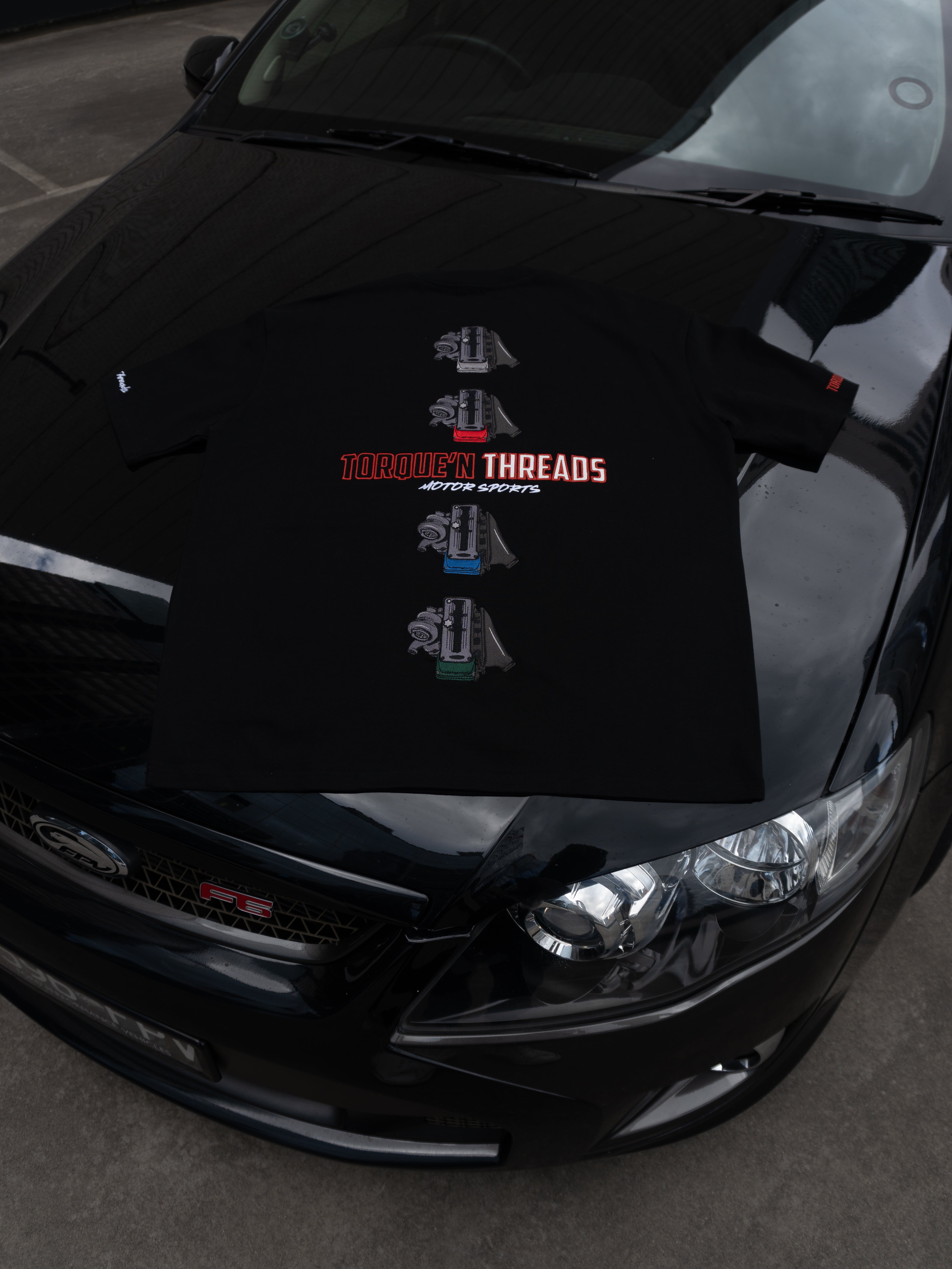 Torque'N Threads Motorsports Tshirt (Black)