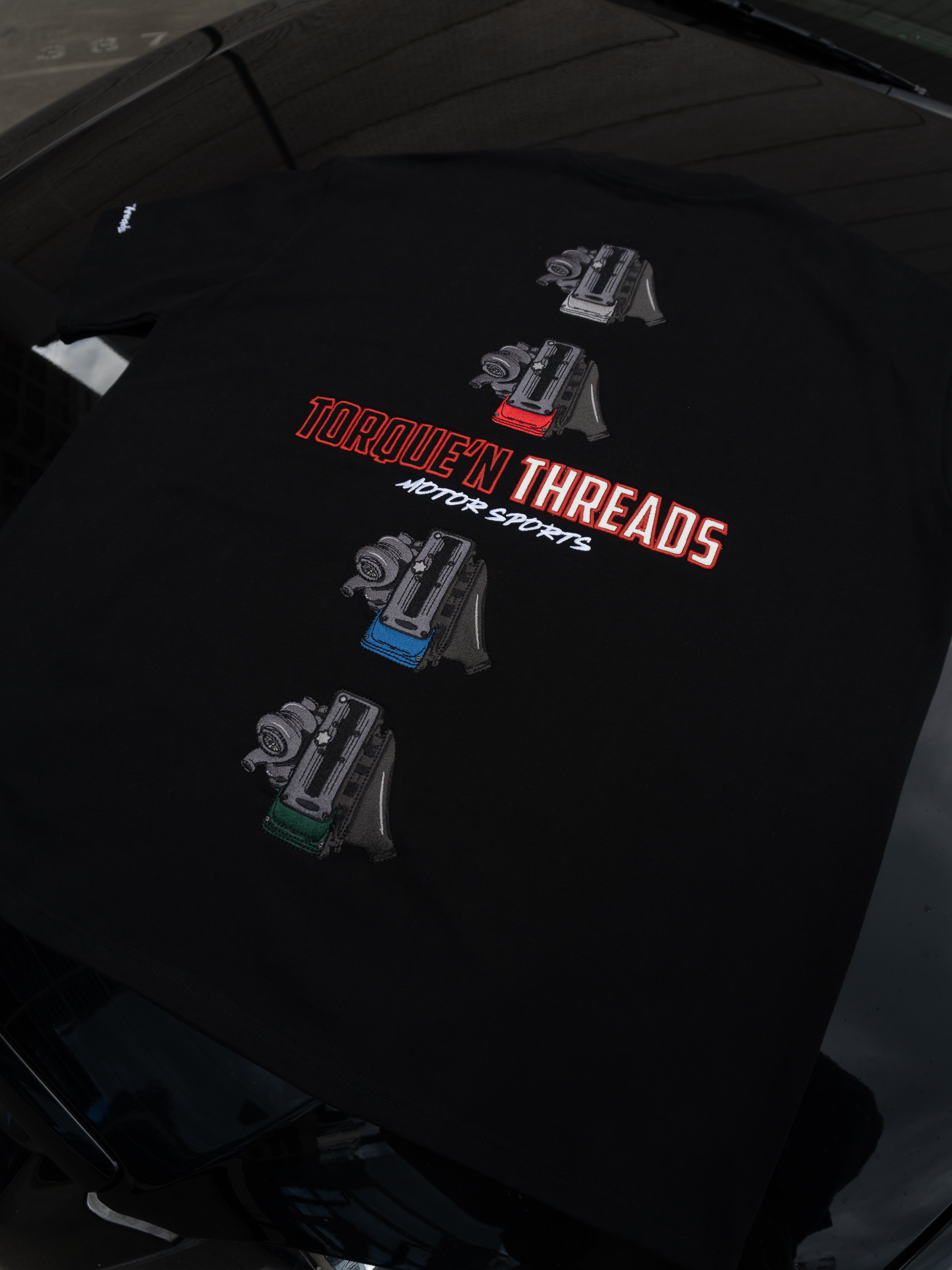 Torque'N Threads Motorsports Tshirt (Black)